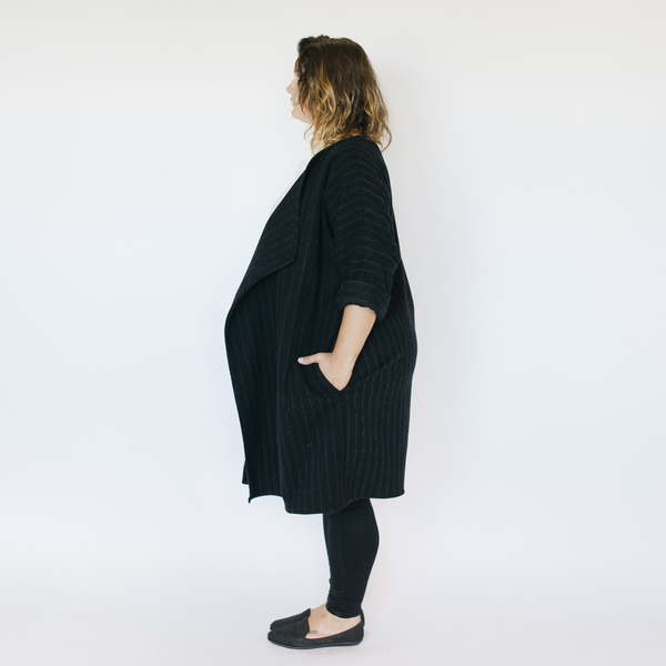HDH Plus: Striped Tara Jacket HDH Plus: Striped Tara Jacket
