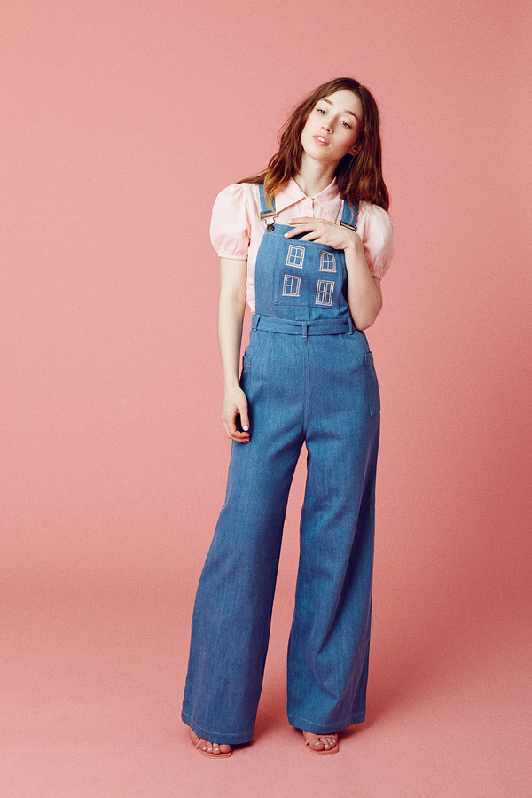 Samantha Pleet Home Sweet Home Overalls - Ultramarine Samantha Pleet Home Sweet Home Overalls - Ultramarine