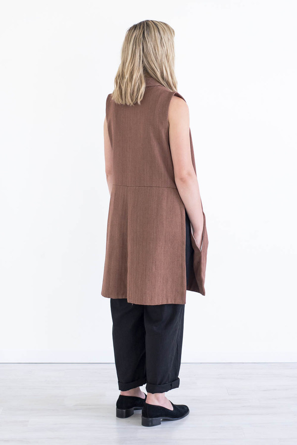 REIFhaus Alba Vest in Silk Tweed REIFhaus Alba Vest in Silk Tweed