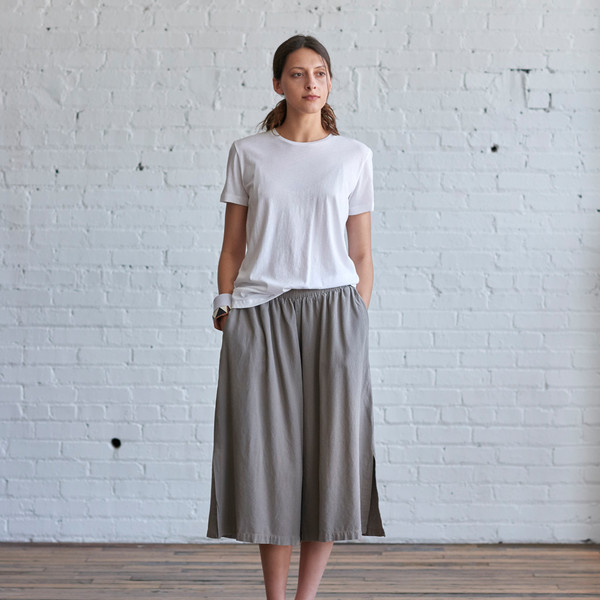 Black Crane Slit Wide Culotte Black Crane Slit Wide Culotte
