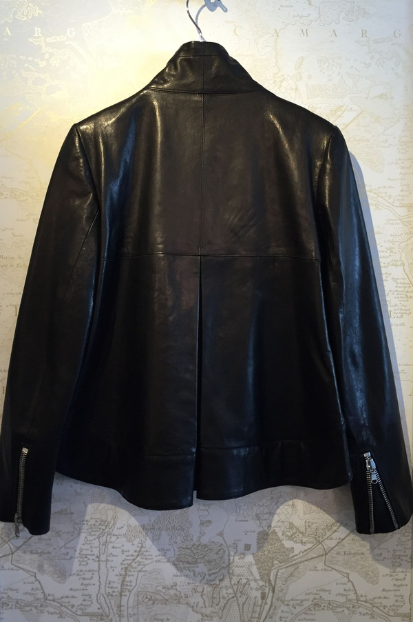 Veronica Beard 'Mission' swing back leather jacket Veronica Beard 'Mission' swing back leather jacket