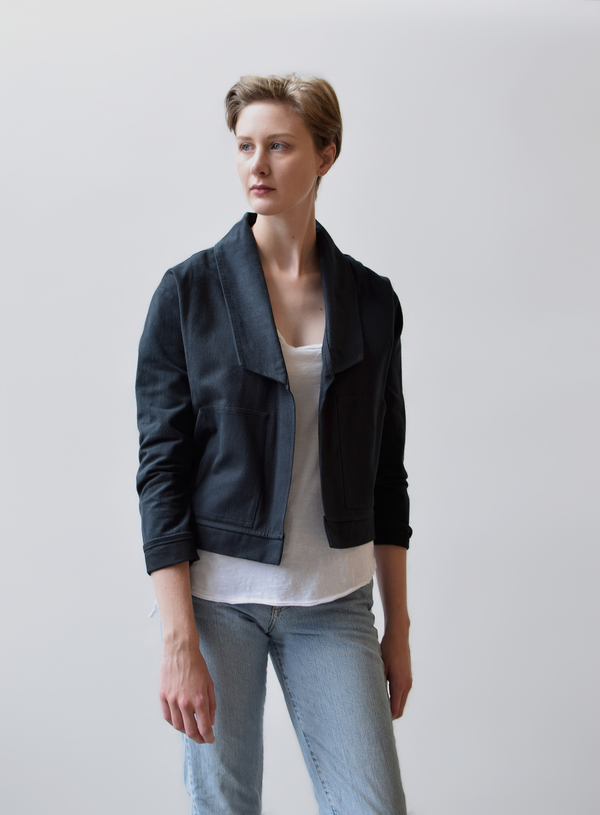 Hackwith Design House Cropped Denim Jacket Hackwith Design House Cropped Denim Jacket