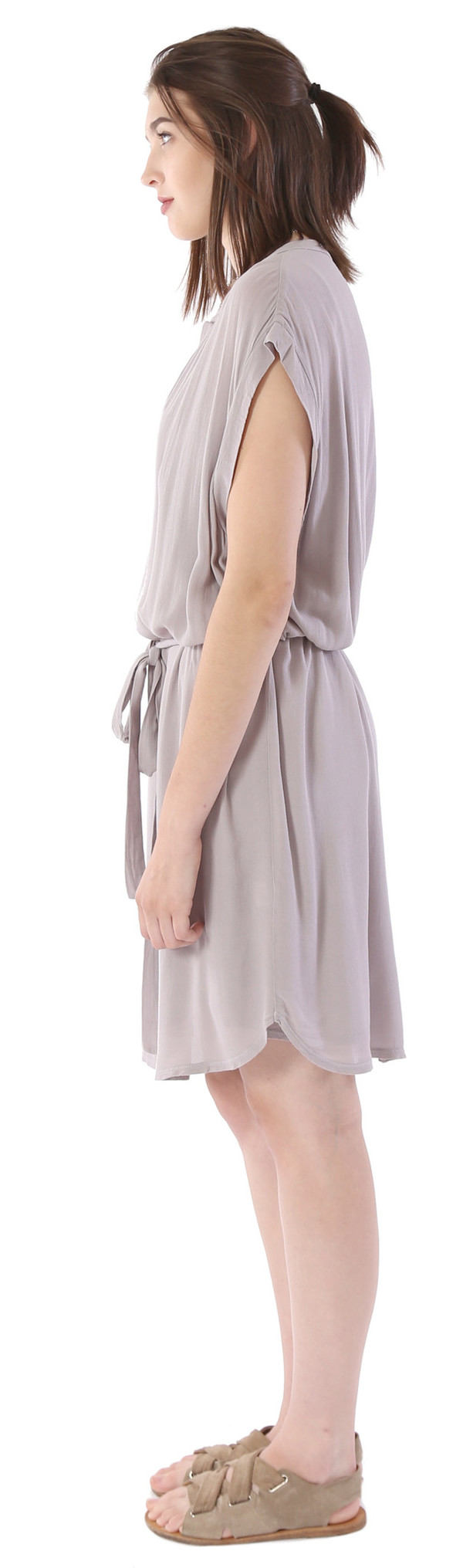 Lanston Sleeveless Dress in Stone Lanston Sleeveless Dress in Stone
