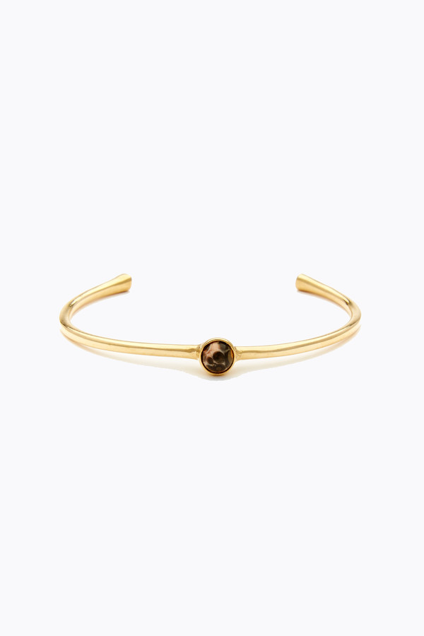 Odette New York Astra cuff in brass & unakite Odette New York Astra cuff in brass & unakite