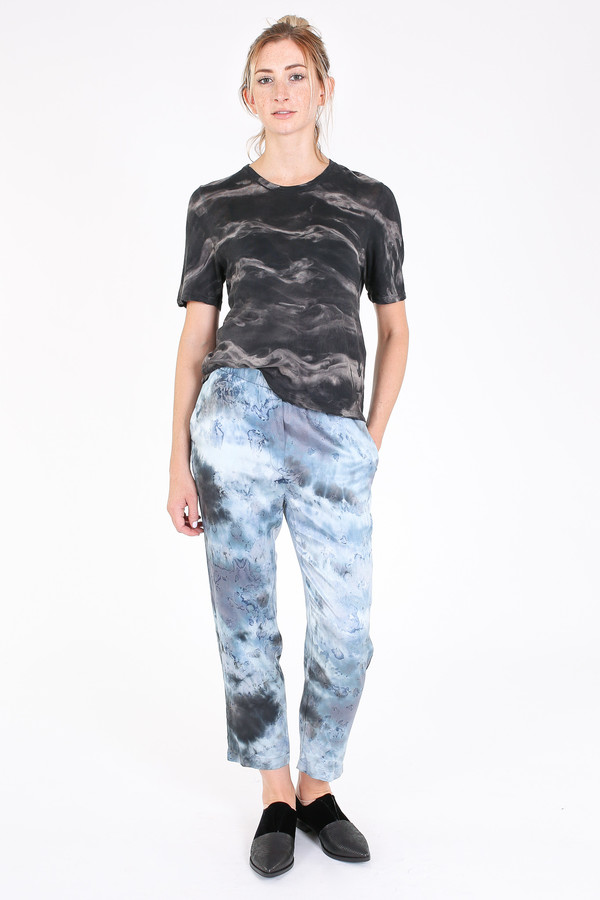 Raquel Allegra Boxy tee in black Raquel Allegra Boxy tee in black