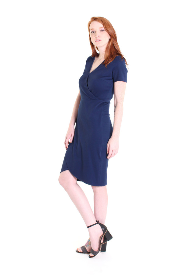 Obakki Corbett dress in dark blue Obakki Corbett dress in dark blue