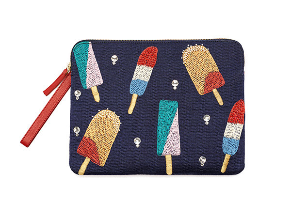 LIZZIE FORTUNATO - SAFARI CLUTCH IN ICE POP LIZZIE FORTUNATO - SAFARI CLUTCH IN ICE POP