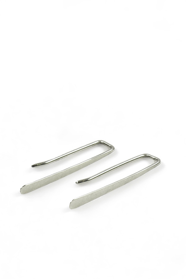 Emily Triplett Dash earrings in silver Emily Triplett Dash earrings in silver