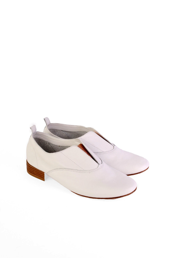 Repetto Dean oxford in white Repetto Dean oxford in white