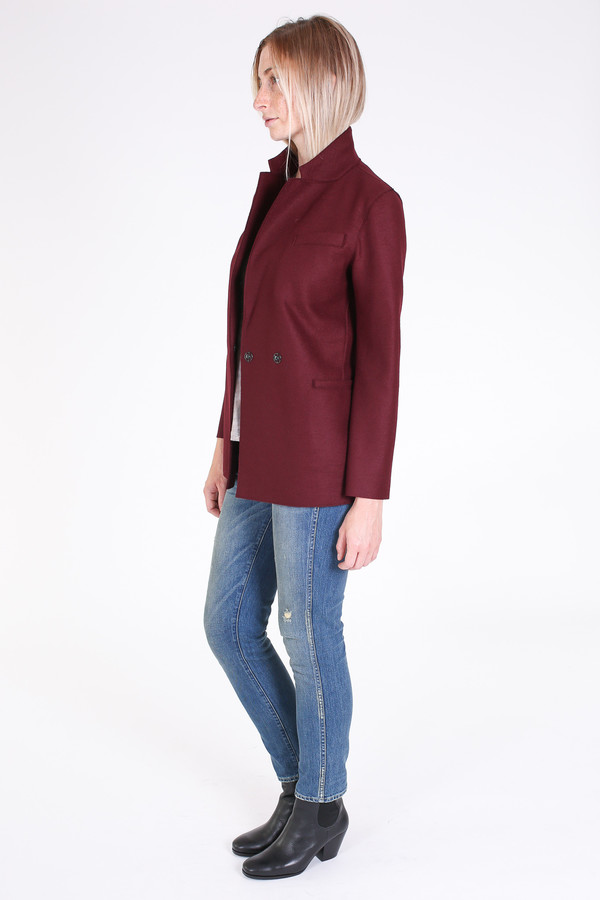 Harris Wharf London Double breasted blazer in cinabre Harris Wharf London Double breasted blazer in cinabre