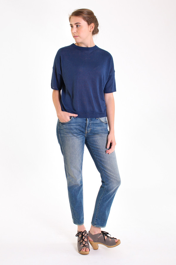 Evam Eva French pullover in Blue Evam Eva French pullover in Blue