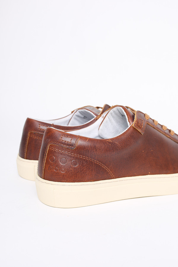 Men's Piola Ica low top sneaker in tobacco Men's Piola Ica low top sneaker in tobacco