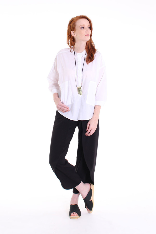 SBJ Austin Isabel button up in white SBJ Austin Isabel button up in white