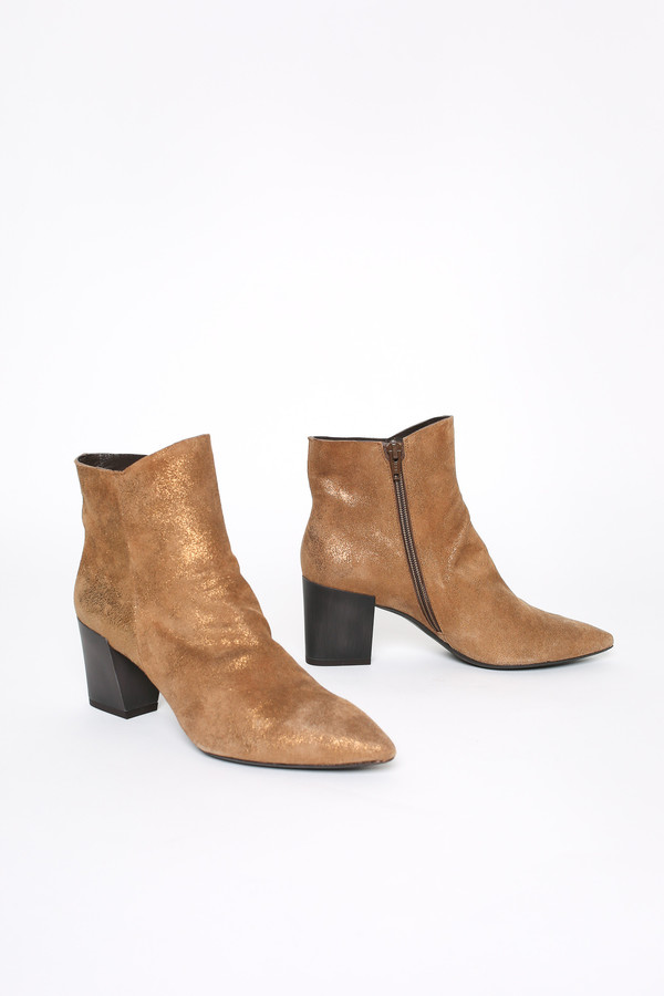 Coclico Joy boot in metal bronze Coclico Joy boot in metal bronze
