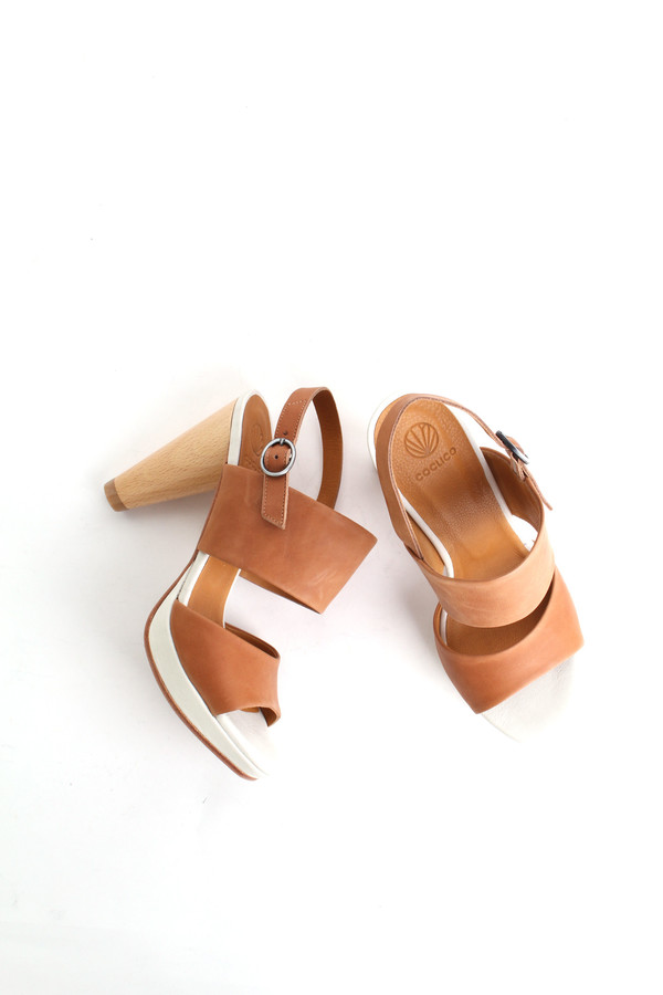 Coclico Lily platform in sahara/natural Coclico Lily platform in sahara/natural