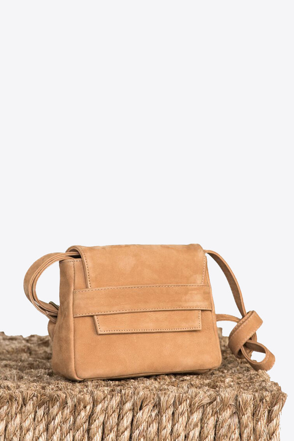 Ceri Hoover Mini challon handbag in fawn Ceri Hoover Mini challon handbag in fawn