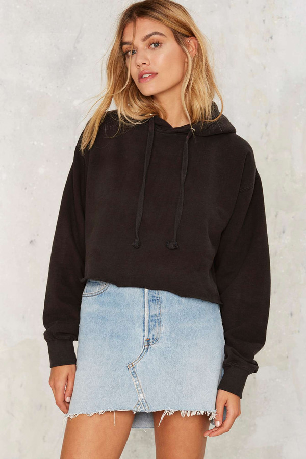 Nasty Gal After Party You're a Champ Cropped Hoodie Nasty Gal After Party You're a Champ Cropped Hoodie