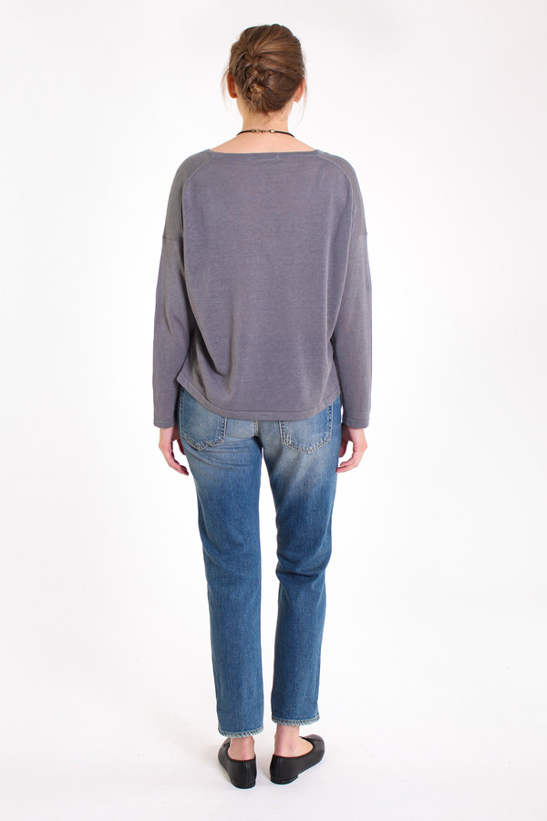 Evam Eva Pullover top in fog Evam Eva Pullover top in fog