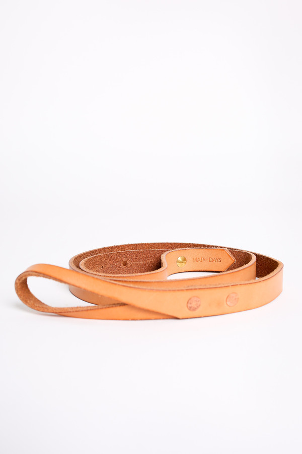 Map of Days Skinny loop belt in natural Map of Days Skinny loop belt in natural