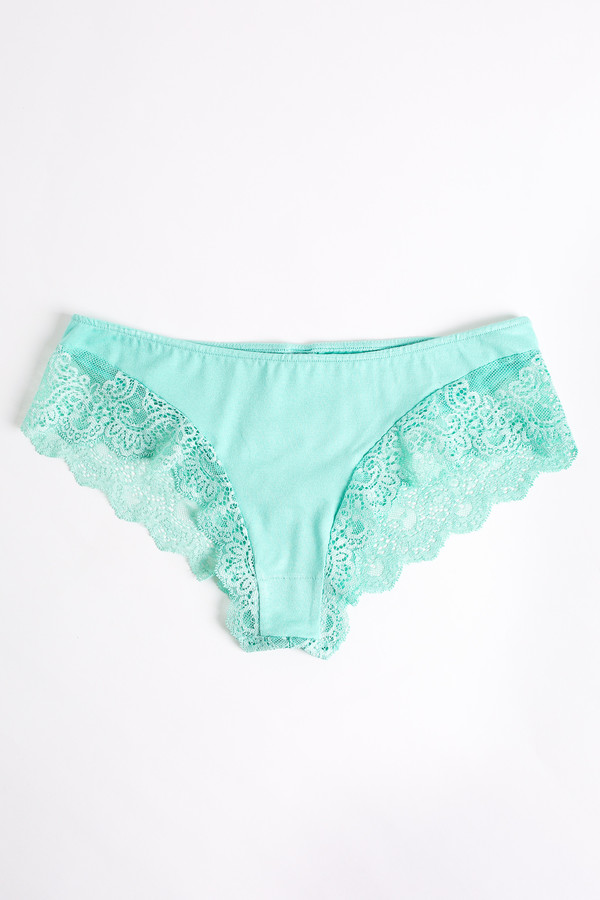 Only Hearts So fine hipster with lace back in minty Only Hearts So fine hipster with lace back in minty