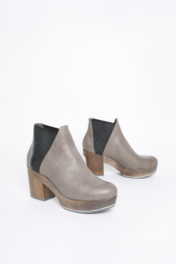 Coclico Trixie platform clog boot in ball gray Coclico Trixie platform clog boot in ball gray