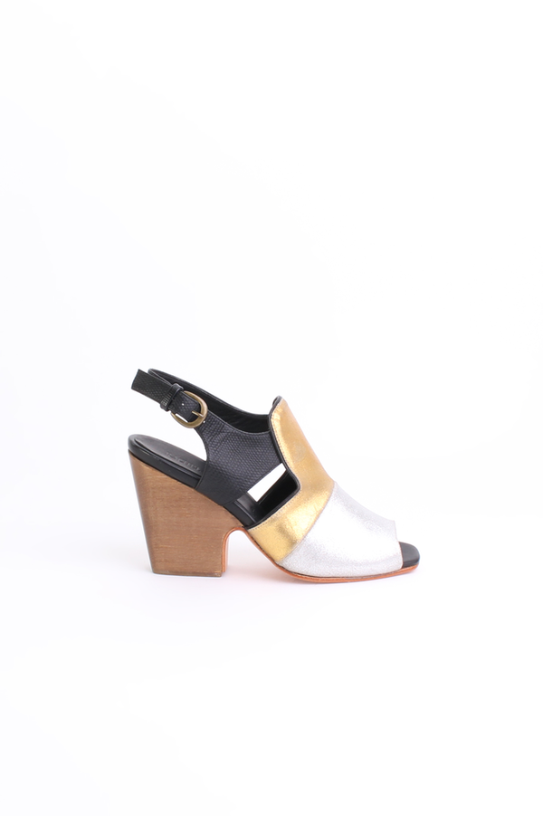 Rachel Comey Vala heel in metallic Rachel Comey Vala heel in metallic