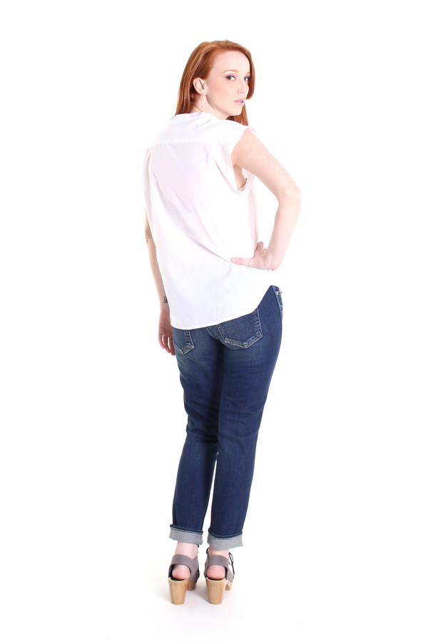 SBJ Austin Vivienne top in white SBJ Austin Vivienne top in white