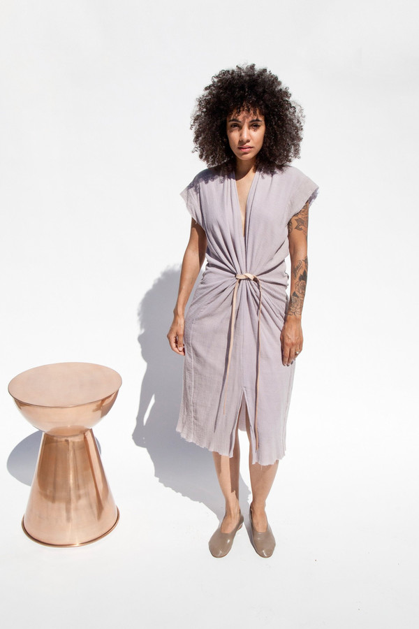 Miranda Bennett Vision Dress in Cotton Gauze - Salton Miranda Bennett Vision Dress in Cotton Gauze - Salton