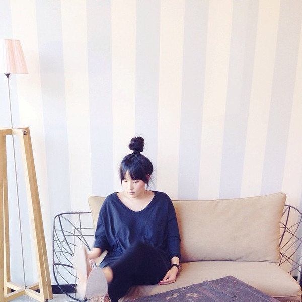 Skargorn #62 Long Sleeve Tee, Cream Marine Lines Skargorn #62 Long Sleeve Tee, Cream Marine Lines
