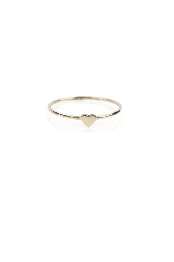 Catbird Heart Ring, 14K Yellow Gold Catbird Heart Ring, 14K Yellow Gold