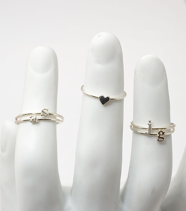 Catbird Heart Ring, Sterling Silver Catbird Heart Ring, Sterling Silver