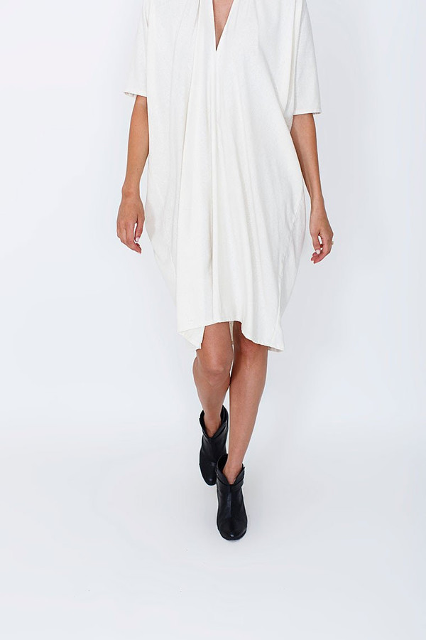 Miranda Bennett Muse Dress, Oversized, Natural Silk Noil Miranda Bennett Muse Dress, Oversized, Natural Silk Noil