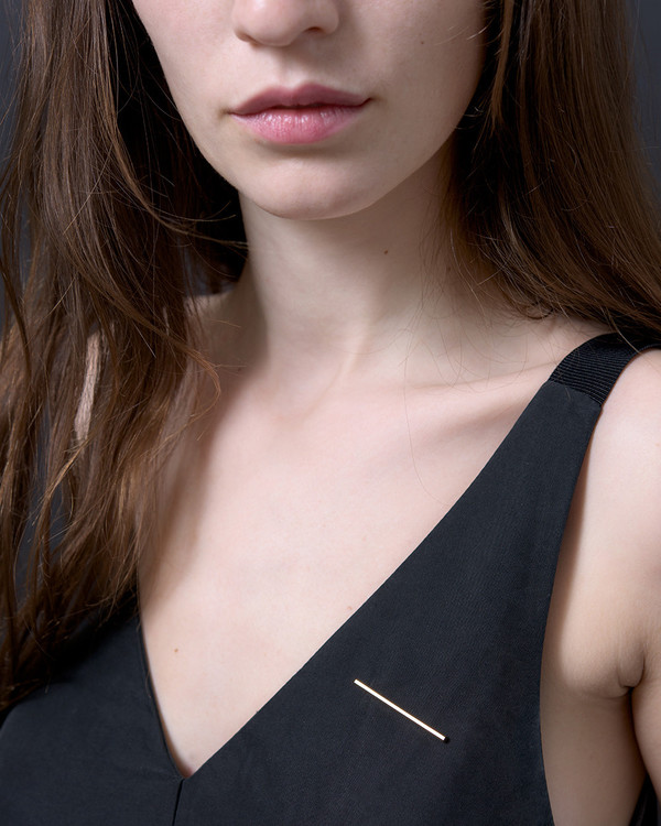 Knobbly Studio Petite Hexagonal Brooch Knobbly Studio Petite Hexagonal Brooch