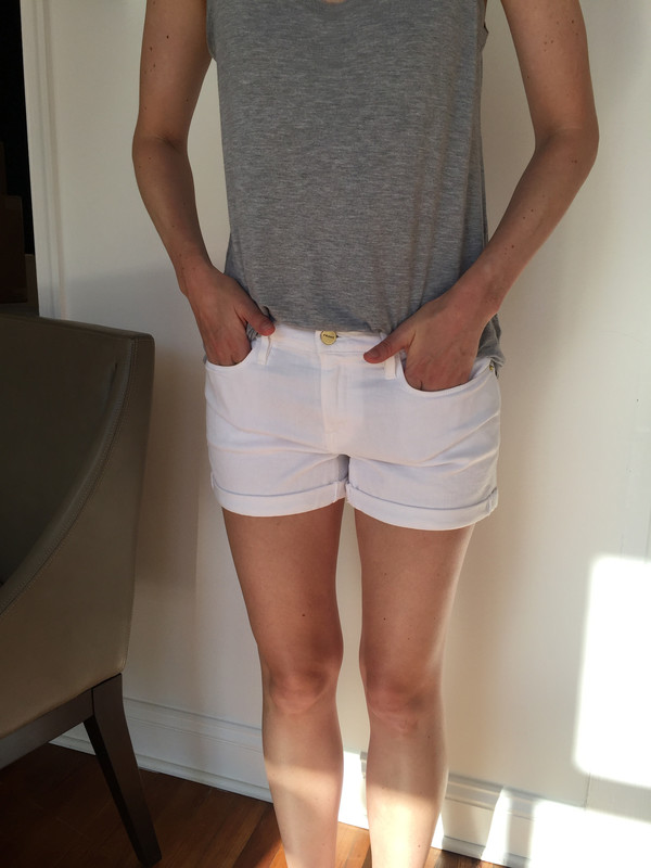 FRAME Denim Le Cut Off Cuffed Jean Shorts FRAME Denim Le Cut Off Cuffed Jean Shorts