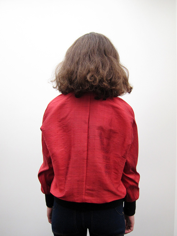 Alexa Stark Red Silk Bomber Alexa Stark Red Silk Bomber