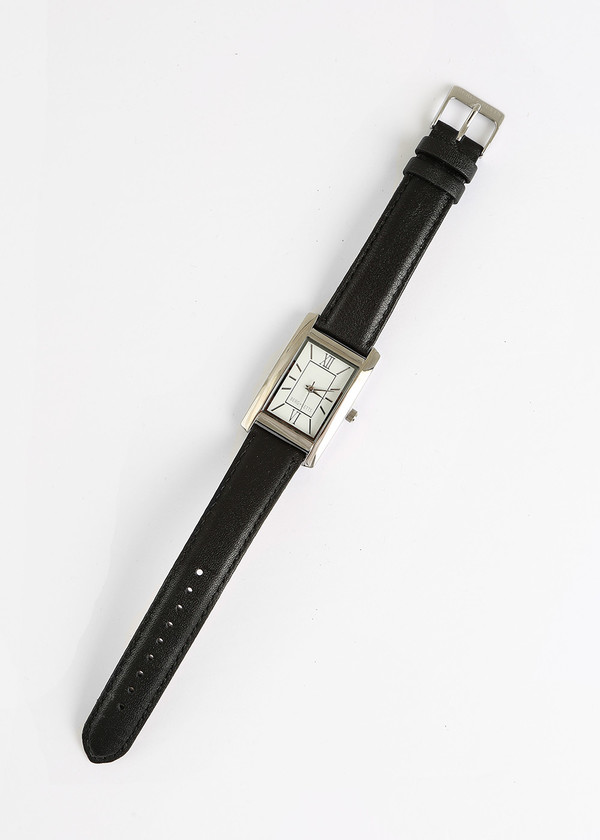Berg + Betts Black and Silver Classic Watch Berg + Betts Black and Silver Classic Watch