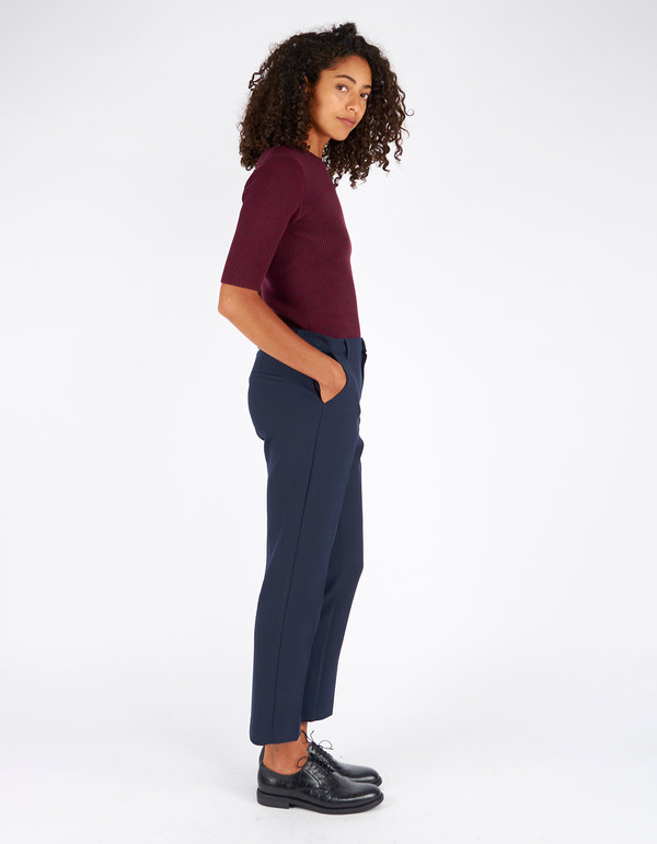 Ganni Moscow Tailor Pants Total Eclipse Ganni Moscow Tailor Pants Total Eclipse