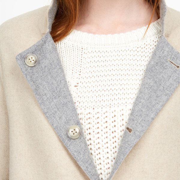 closed reversible coat closed reversible coat