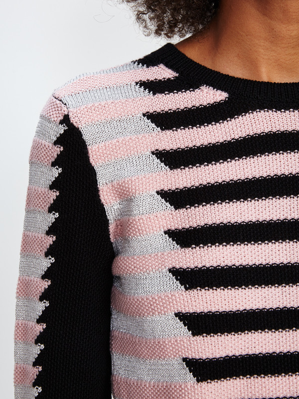 MILA ZOVKO NATALIA SWEATER / BLACK & PINK MILA ZOVKO NATALIA SWEATER / BLACK & PINK