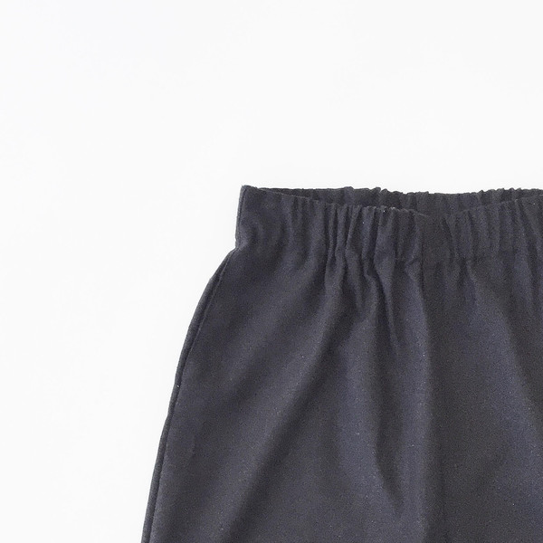 Open Air Museum Black Raw Silk Pant Open Air Museum Black Raw Silk Pant