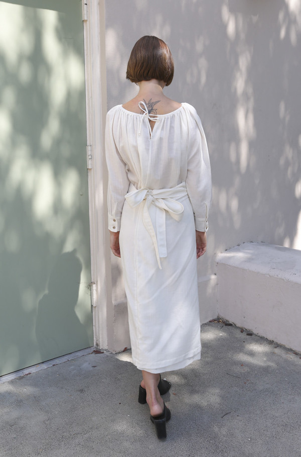 Caron Callahan Mathilda Dress in Ivory Caron Callahan Mathilda Dress in Ivory