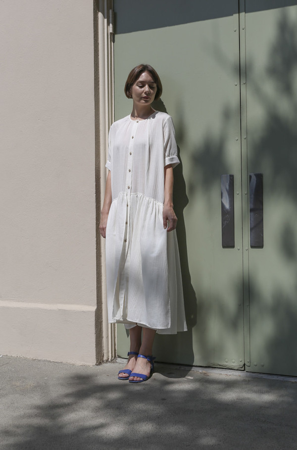 Caron Callahan March Dress in Ivory Caron Callahan March Dress in Ivory