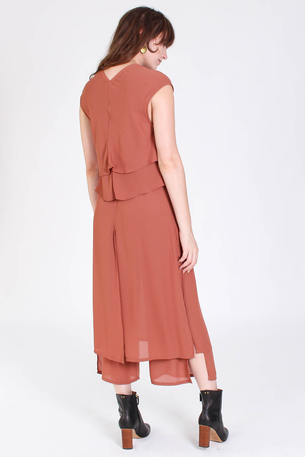 Rachel Comey Double boone top in clay Rachel Comey Double boone top in clay