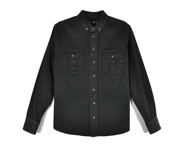 KINGS COUNTY TWILL - WASHOUT OVERSHIRT KINGS COUNTY TWILL - WASHOUT OVERSHIRT