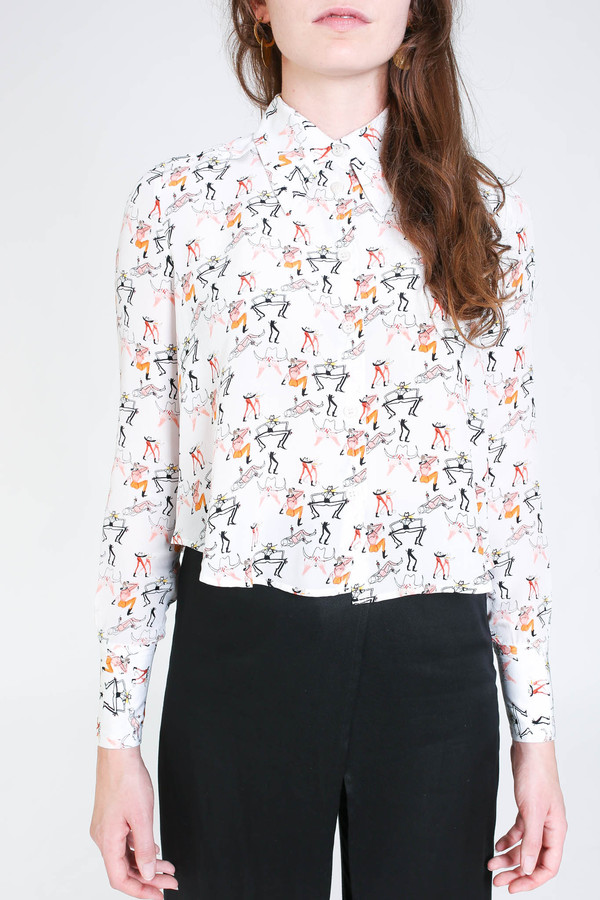 Rachel Comey Mirage top in white Rachel Comey Mirage top in white