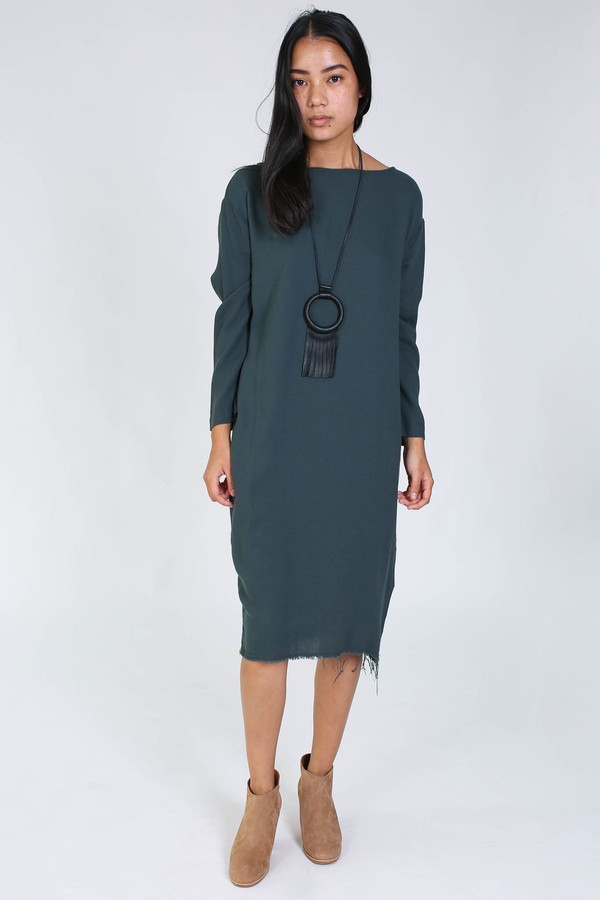 Black Crane Slim dress in dark shadow Black Crane Slim dress in dark shadow
