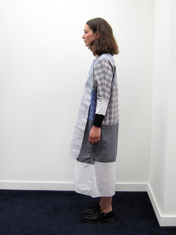 Alexa Stark Repurposed MultiPlaid Shirt Dress Alexa Stark Repurposed MultiPlaid Shirt Dress