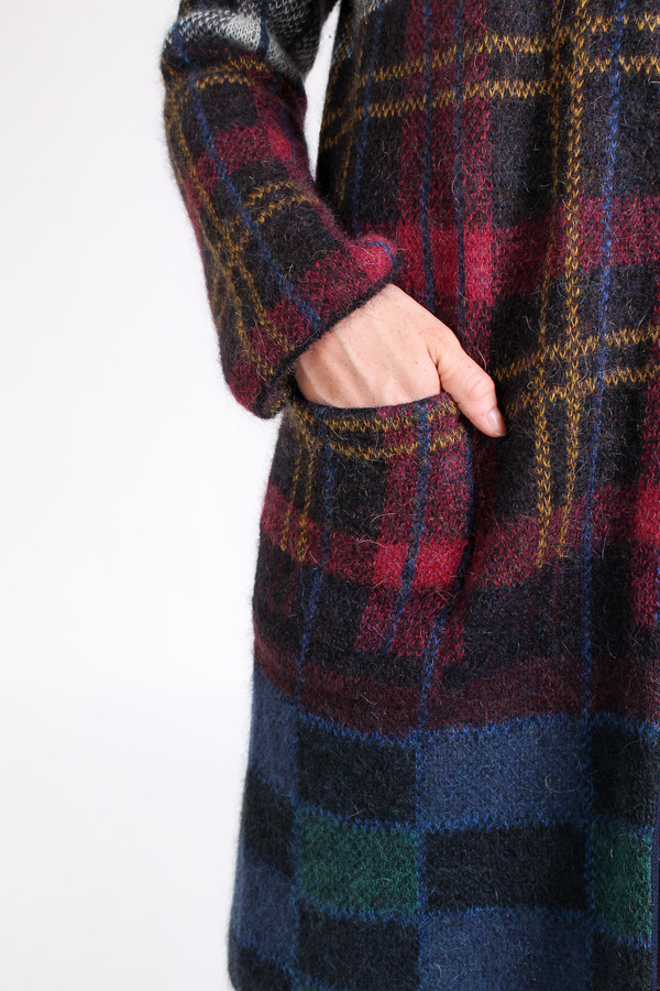 Suno Cardigan coat in plaid Suno Cardigan coat in plaid