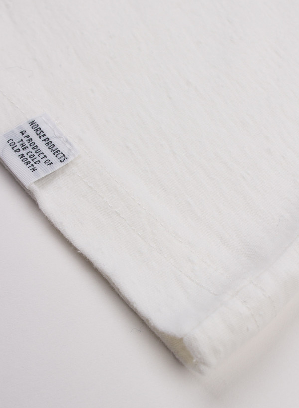 Norse Projects Niels Pocket Boucle White Norse Projects Niels Pocket Boucle White