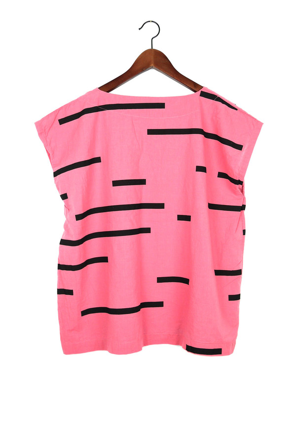 Uzi NYC Rose Broken Stripe Tunic Uzi NYC Rose Broken Stripe Tunic